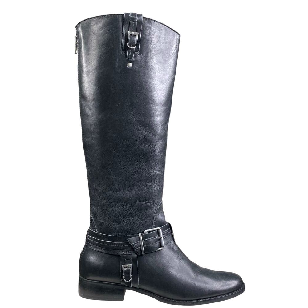 Matisse Women’s Flashback Black Leather Riding Boot Size US 7.5